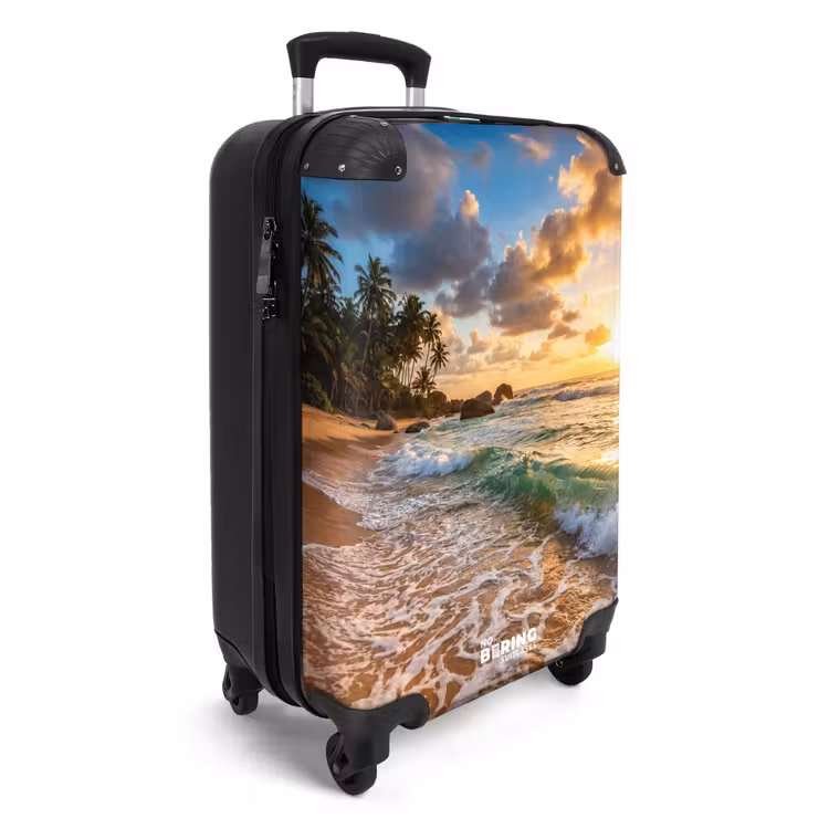 CaseSwap™ - Strand – Sonnenuntergang – Wellen – Natur – Gold — 2