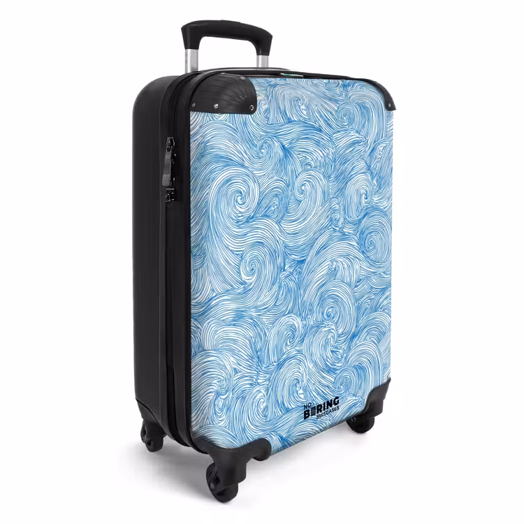 CaseSwap™ - Blau – Weiß – Spirale – Wellen – Linien — 2