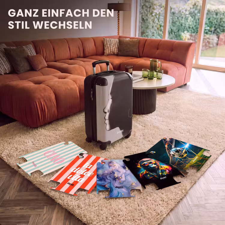 CaseSwap™ - Frau – Profil – Menschen – Schwarz-Weiß — 5