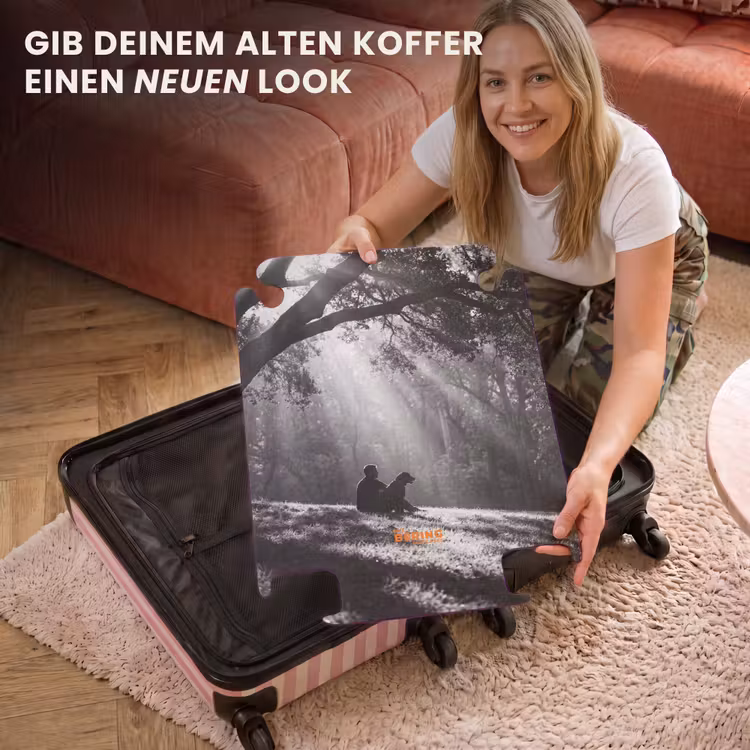 CaseSwap™ - Mensch – Hund – Natur – Schwarz-Weiß – Silhouette — 3