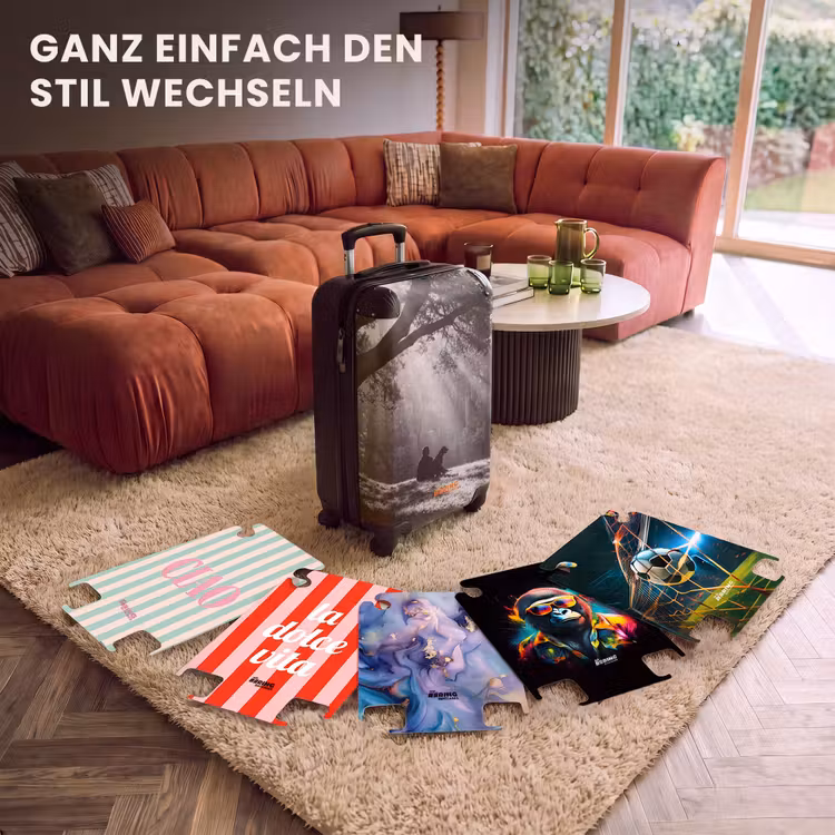 CaseSwap™ - Mensch – Hund – Natur – Schwarz-Weiß – Silhouette — 5