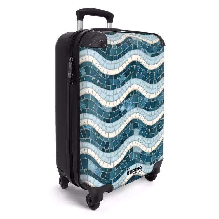 CaseSwap™ - Blau – Weiß – Mosaik – Gewellt — 2