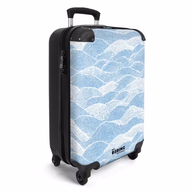 CaseSwap™ - Blau – Weiß – Wellen – Gezeichnet — 2