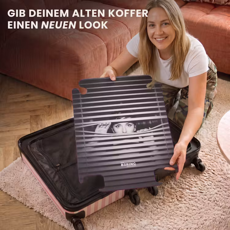 CaseSwap™ - Frau – Jalousien – Porträt – Schwarz-Weiß — 3