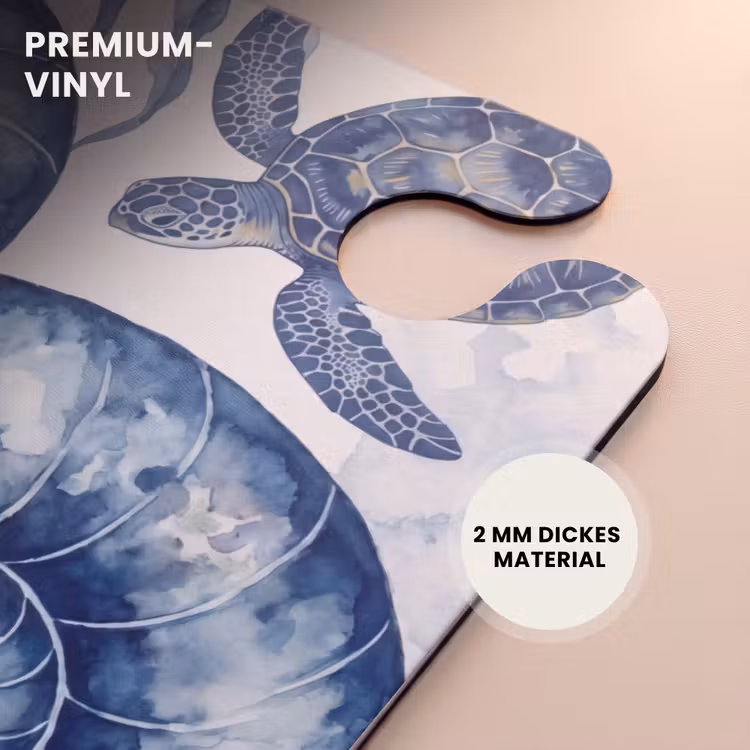 CaseSwap™ - Muschel – Spirale – Meeresleben – Aquarell – Blau — 6