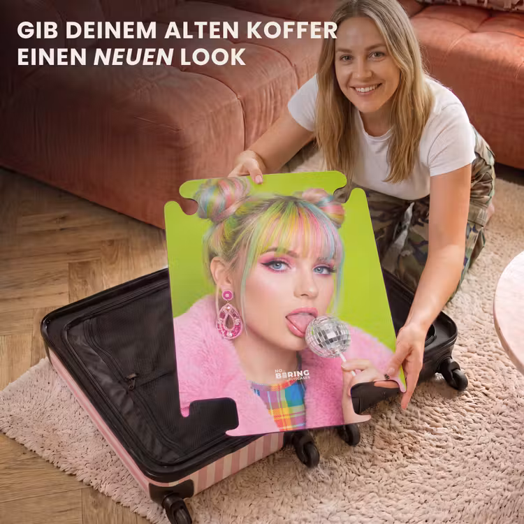 CaseSwap™ - Frau – Buntes Haar – Pop-Art – Modern – Lebhaft — 3