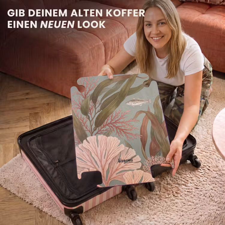 CaseSwap™ - Unterwasser – Pflanzen – Fische – Vintage – Grün — 3
