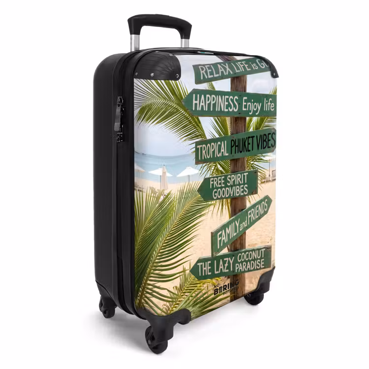 CaseSwap™ - Strand – Wegweiser – Palmen – Tropisch – Grün — 2