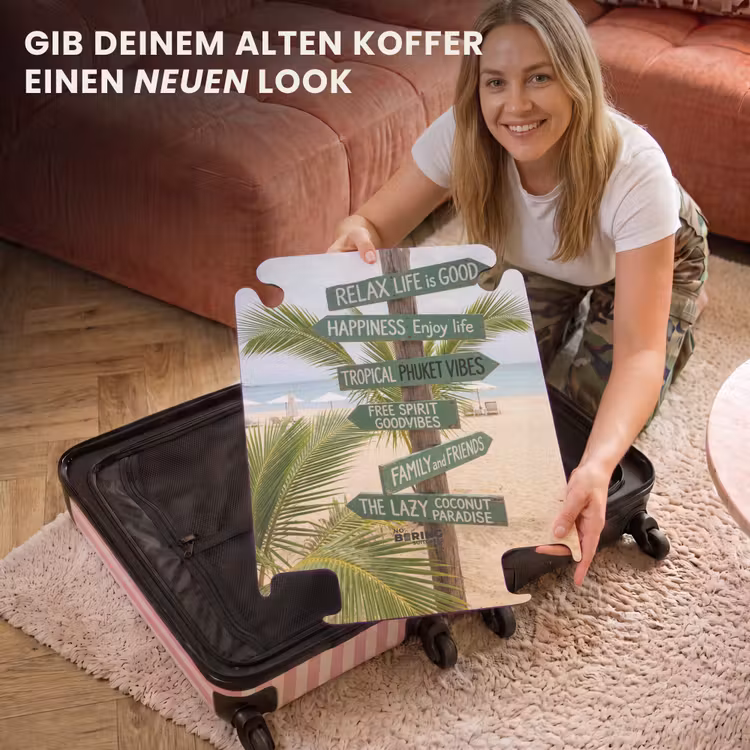 CaseSwap™ - Strand – Wegweiser – Palmen – Tropisch – Grün — 3