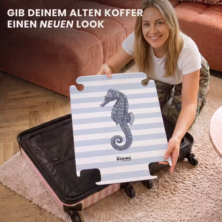 CaseSwap™ - Fisch – Ozean – Illustration – Blau – Streifen — 3