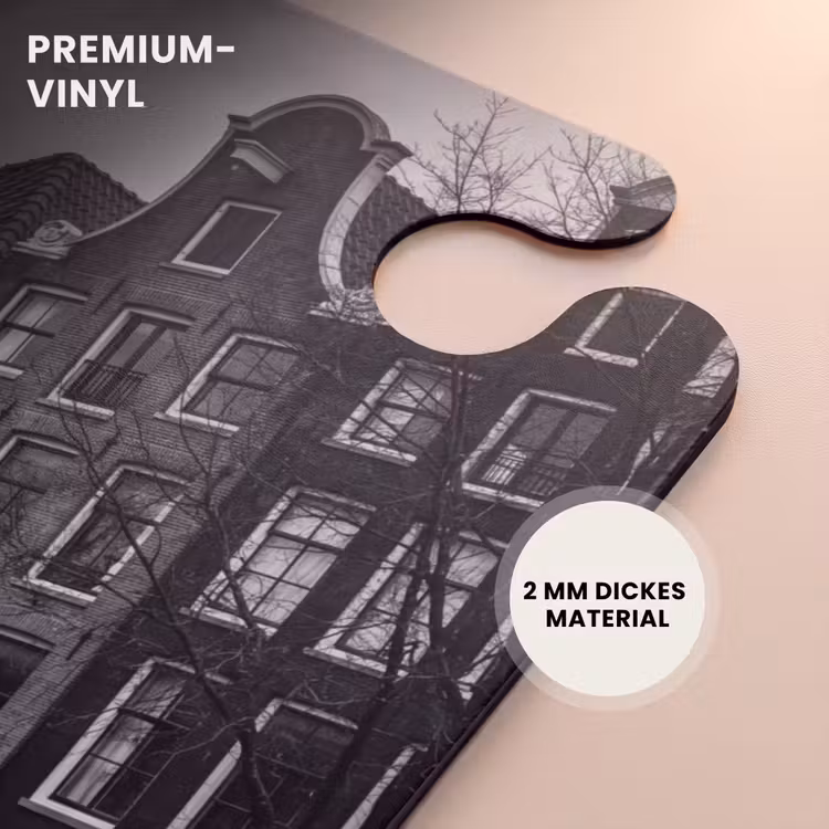 CaseSwap™ - Haus – Kanal – Amsterdam – Architektur – Schwarz-Weiß — 6