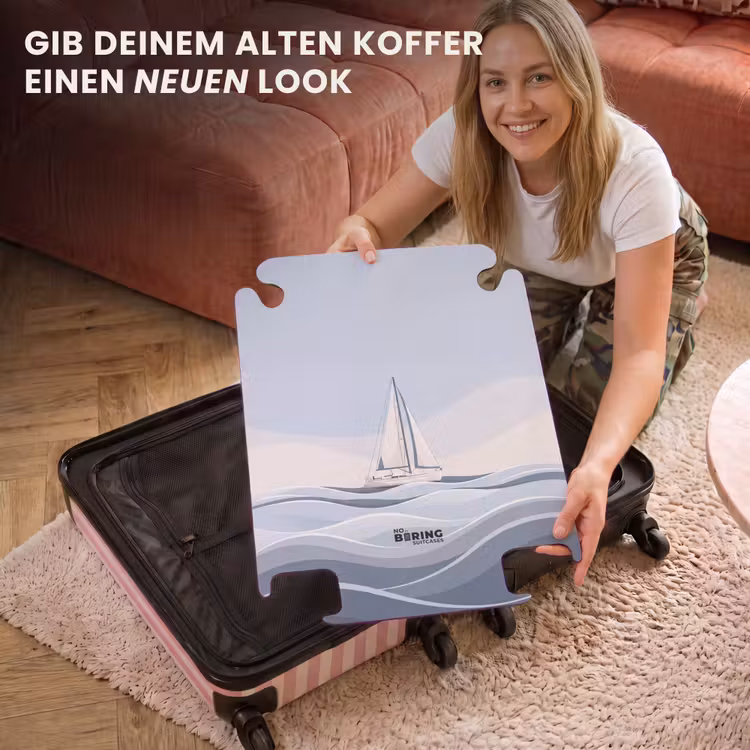 CaseSwap™ - Boot – Segel – Meer – Modern – Beige — 3