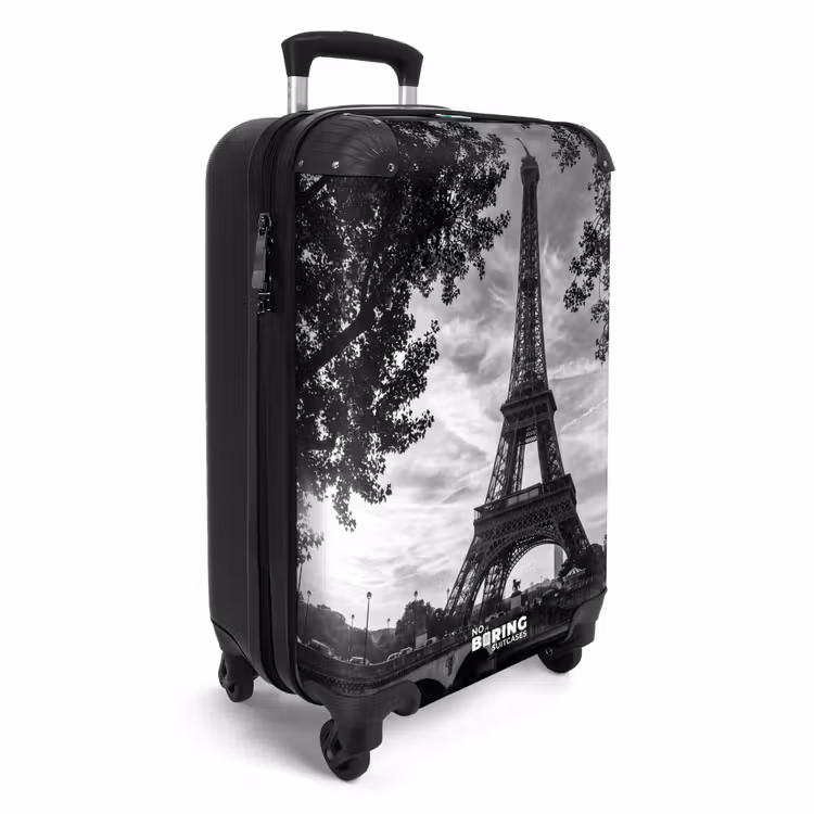 CaseSwap™ - Eiffelturm – Paris – Fluss – Architektur – Schwarz-Weiß — 2