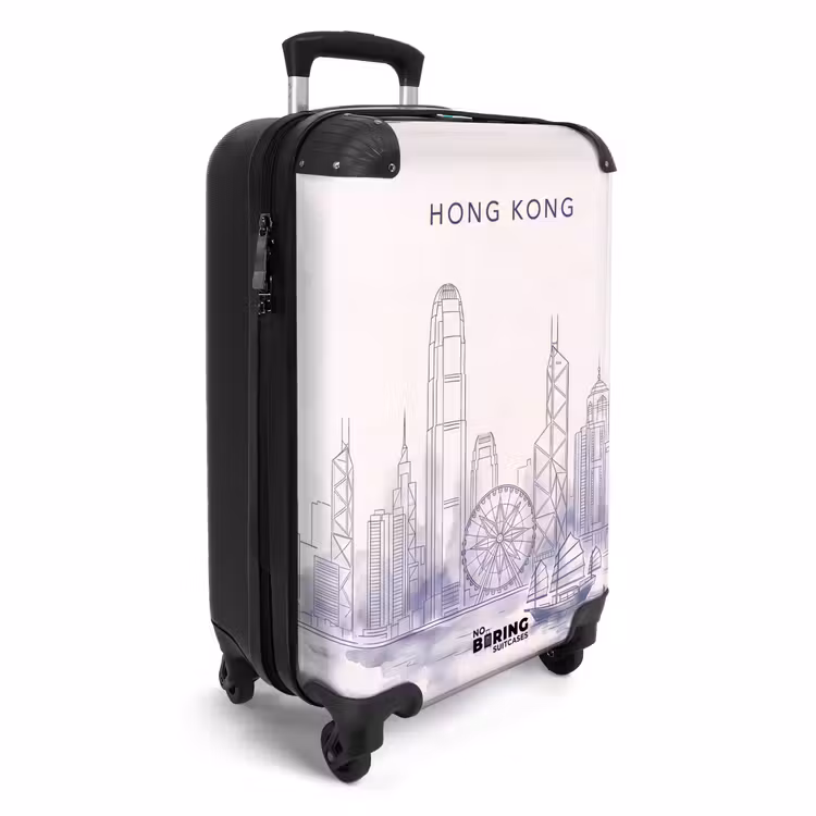 CaseSwap™ - Stadt – Skyline – Wasser – Strichzeichnung – Blau — 2
