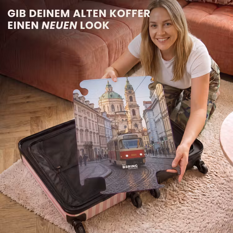 CaseSwap™ - Straßenbahn – Straße – Stadtansicht – Klassisch – Rot — 3