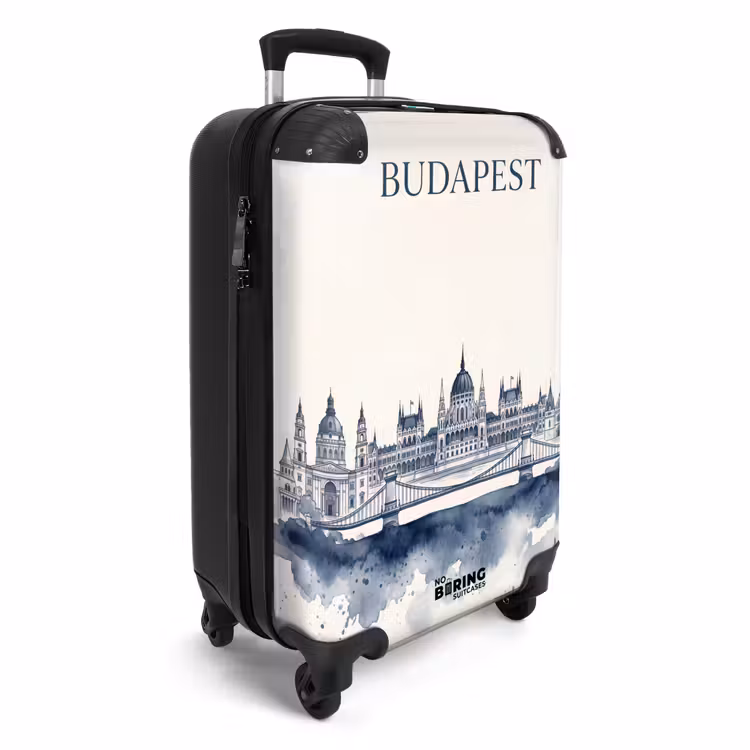 CaseSwap™ - Budapest – Skyline – Architektur – Aquarell – Blau — 2