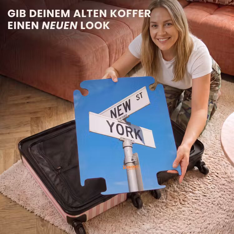 CaseSwap™ - New York – Straßenschild – Stadt – Urban – Blau — 3