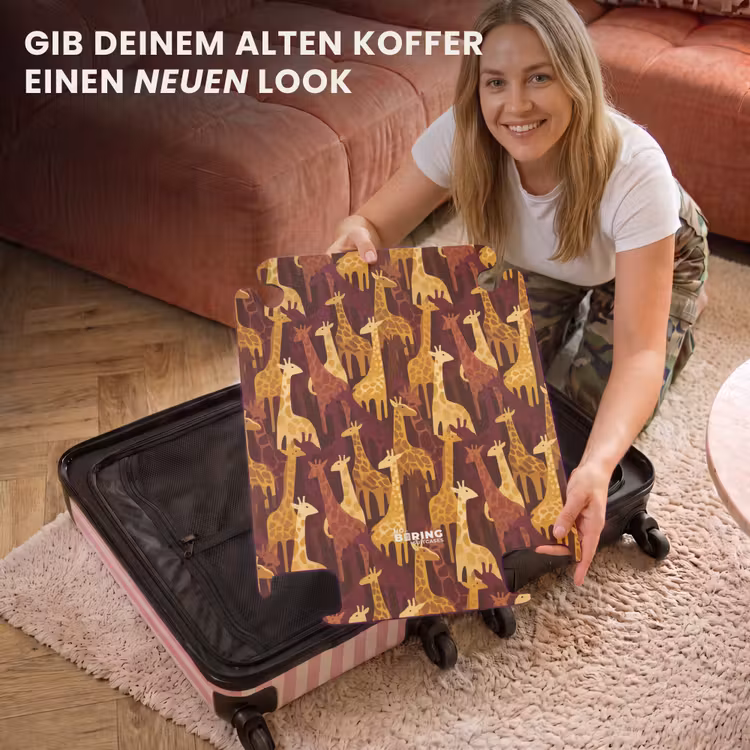 CaseSwap™ - Braun – Giraffen – Safari – Muster — 3