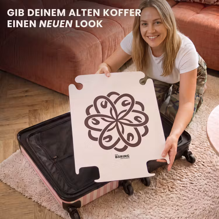 CaseSwap™ - Muster – Knopf – Abstrakt – Modern – Braun — 3