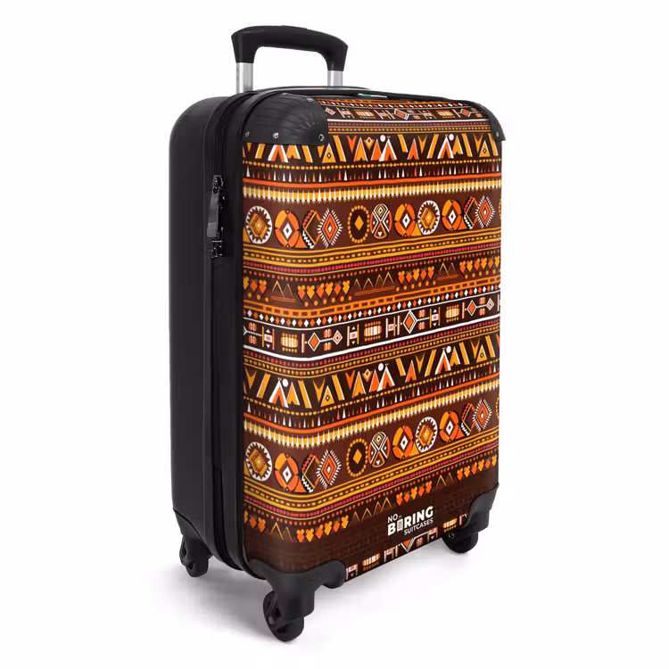 CaseSwap™ - Orange – Ethno – Tribal – Geometrisch – Muster — 2