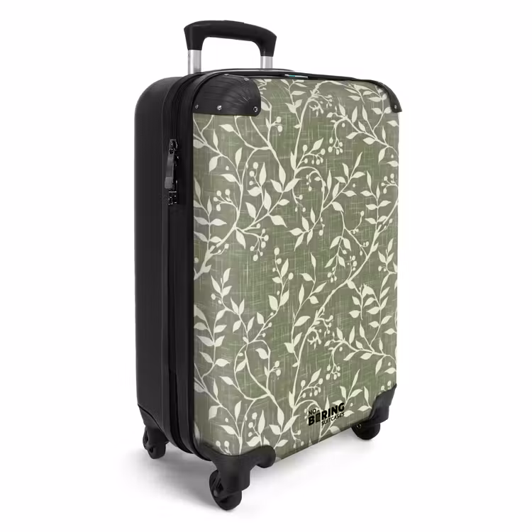 CaseSwap™ - Salbeigrün – Botanisch – Zweige – Beeren – Leinen – Muster — 2