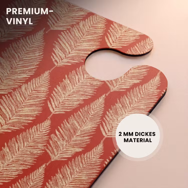 CaseSwap™ - Rot – Botanisch – Farn – Muster — 6