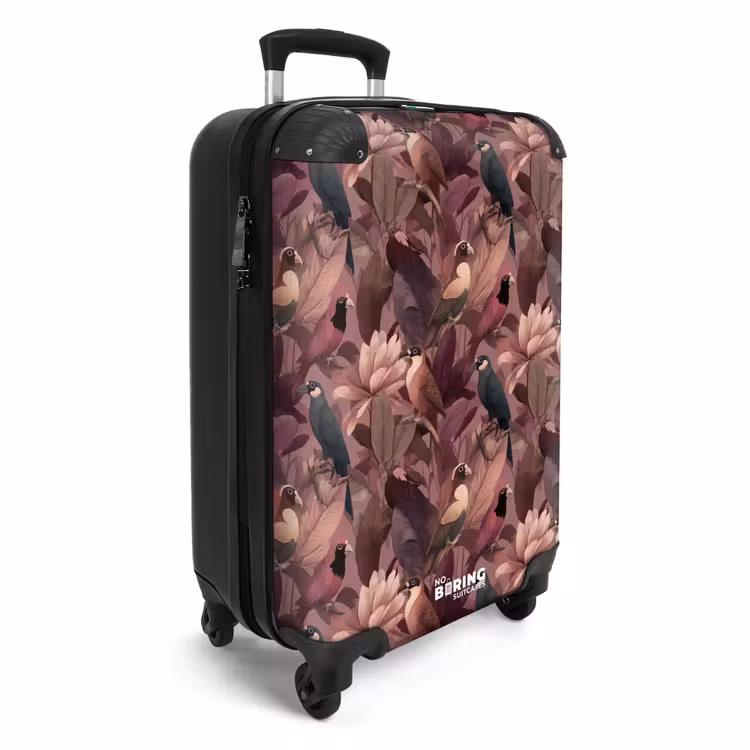 CaseSwap - Vögel – Blätter – Rosa — 2