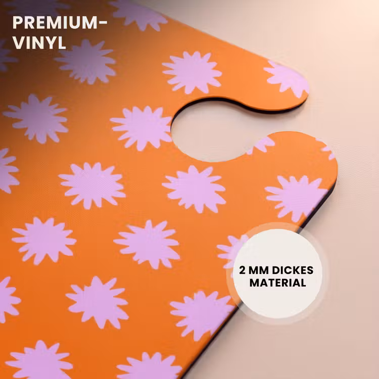 CaseSwap™ - Retro – Blumen – Orange — 6