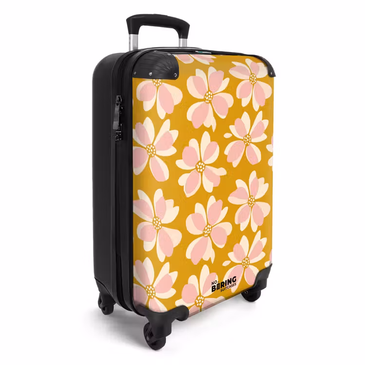 CaseSwap™ - Vintage – Blumen – Ockergelb — 2
