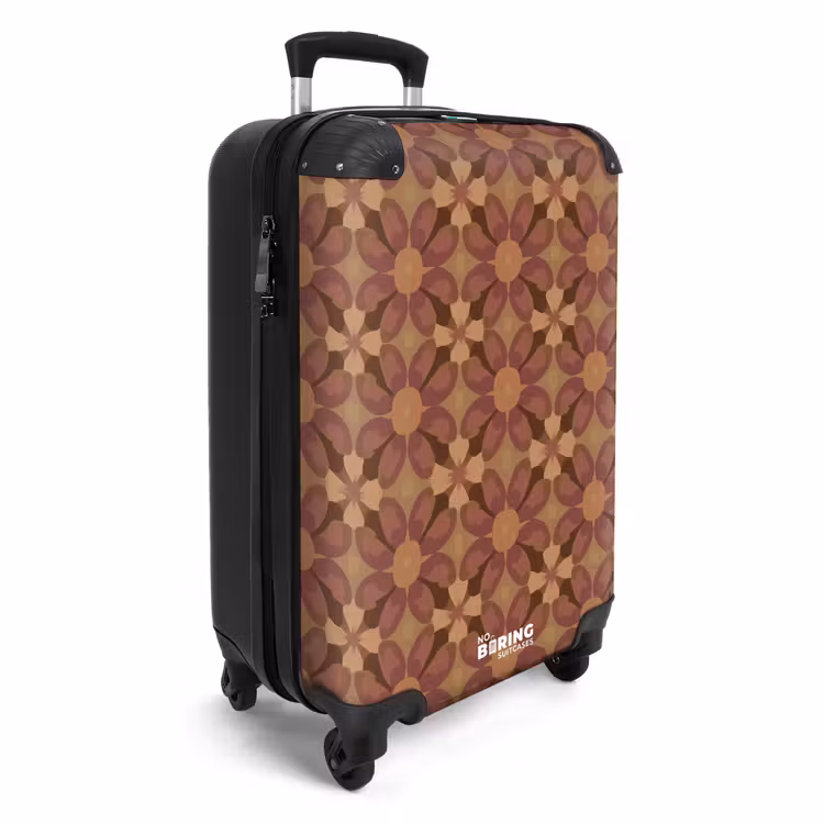 CaseSwap™ - Retro – Blumen – Braun — 2