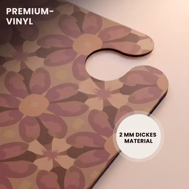 CaseSwap™ - Retro – Blumen – Braun — 6