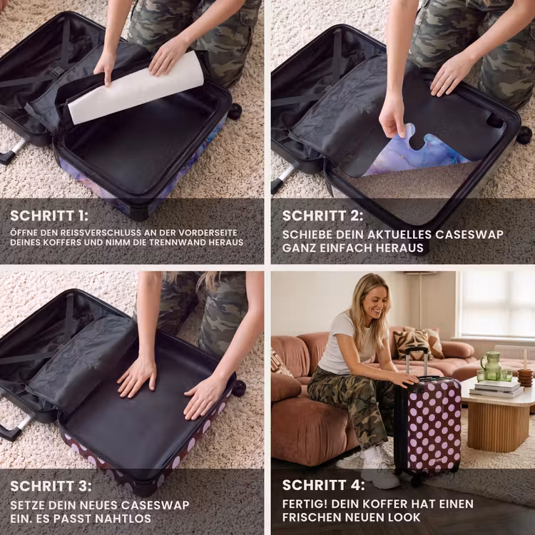 CaseSwap™ - Klassisch – Punkte – Lila — 4