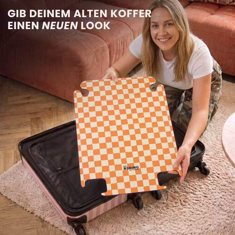 CaseSwap™ - Schach – Muster – Orange — 3