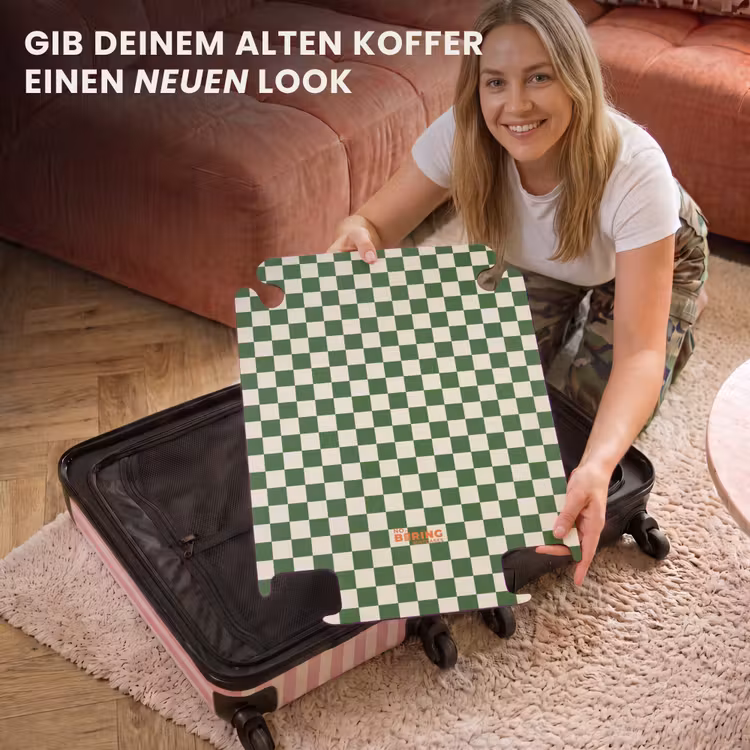 CaseSwap™ - Schachbrett – Muster – Grün — 3