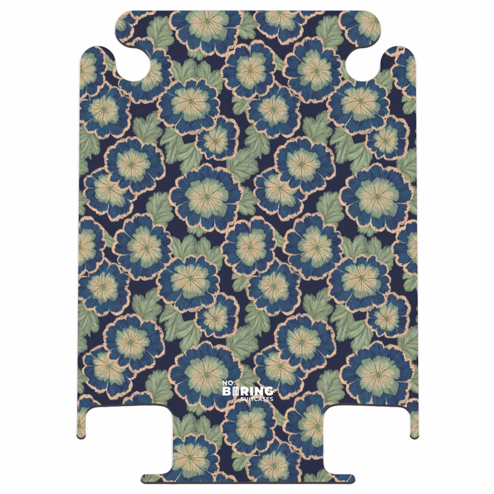 CaseSwap™ - Blumen – Stickerei – Muster – Blau – Grün — 1