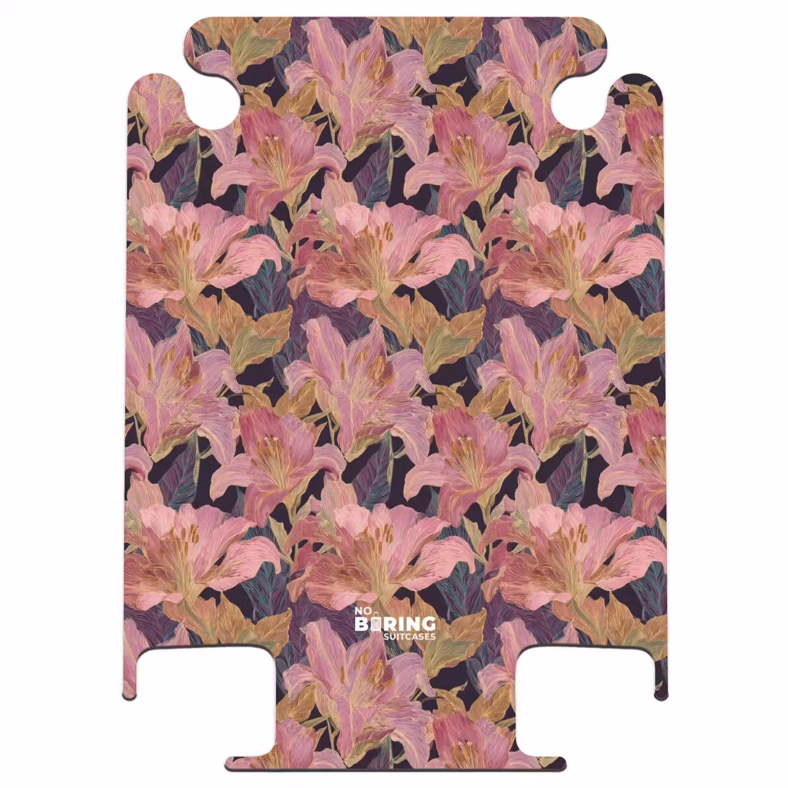 CaseSwap™ - Lilien – Muster – Rosa – Gold — 1