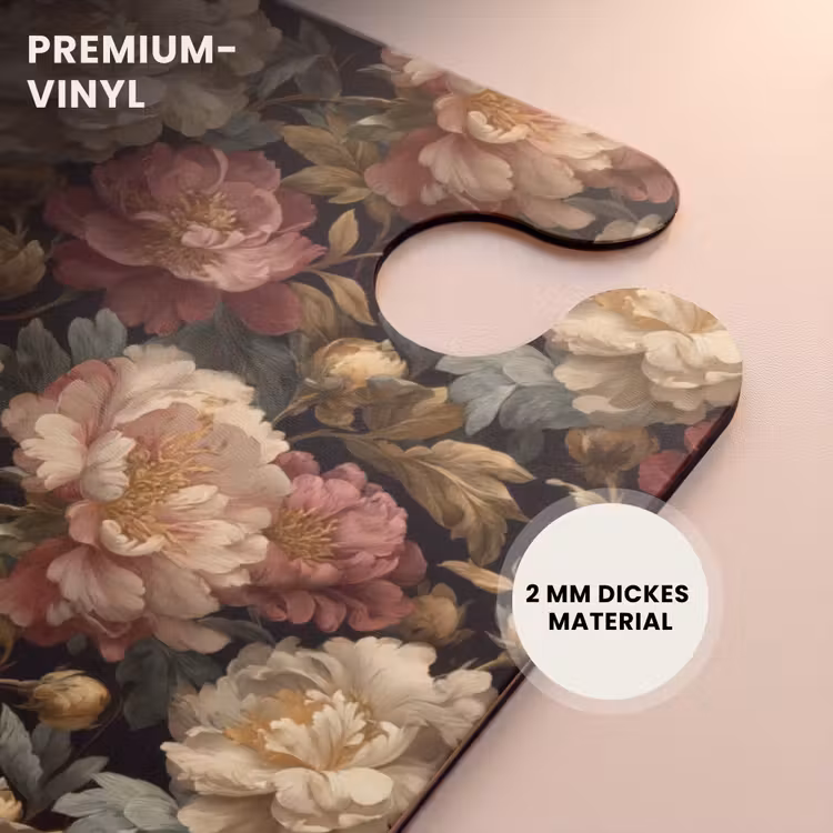 CaseSwap - Blumen – Barock – Muster – Rosa – Cremefarben — 6