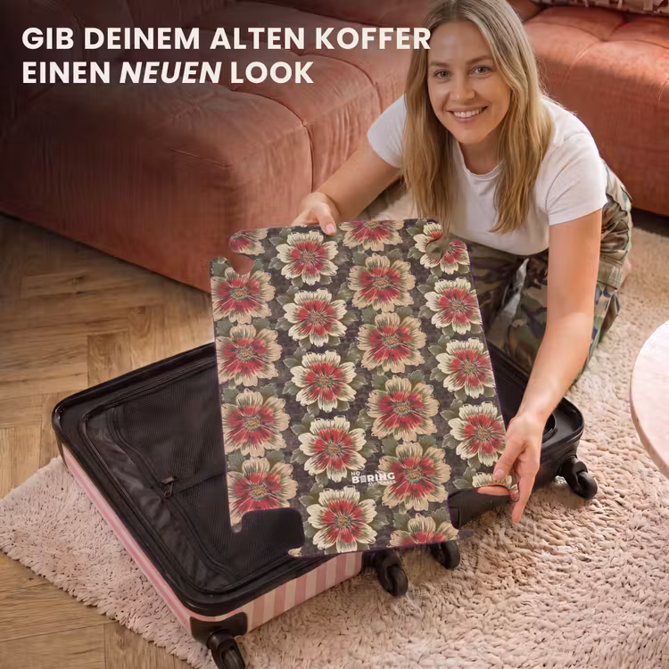 CaseSwap™ - Blumen – Klassisch – Muster – Rot — 3