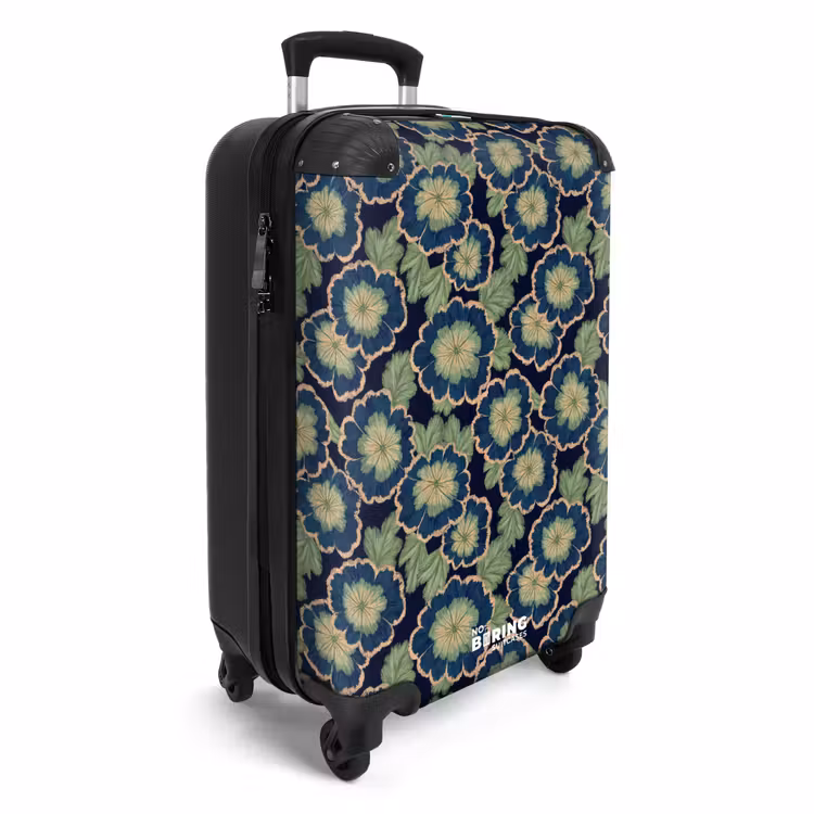 CaseSwap™ - Blumen – Stickerei – Muster – Blau – Grün — 2