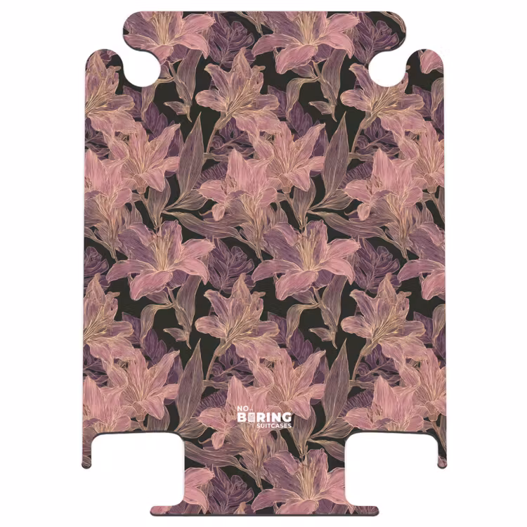 CaseSwap - Lilien – Muster – Lila – Gold — 1