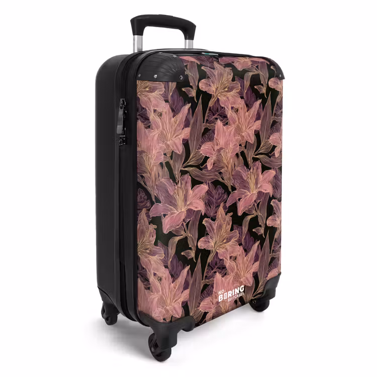 CaseSwap - Lilien – Muster – Lila – Gold — 2