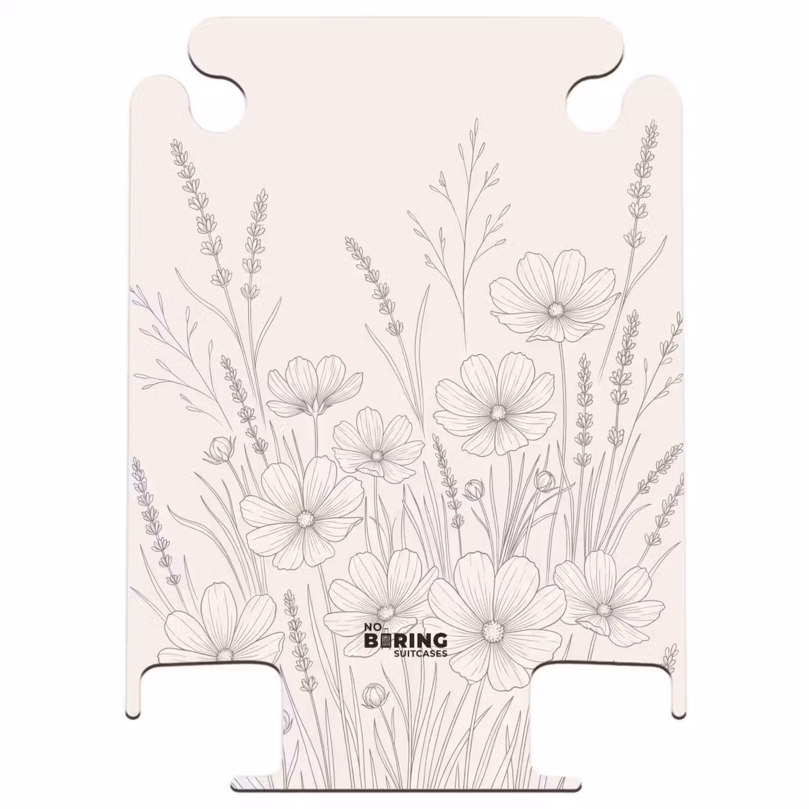 CaseSwap - Minimalistisch – Modern – Blumen – Beige — 1