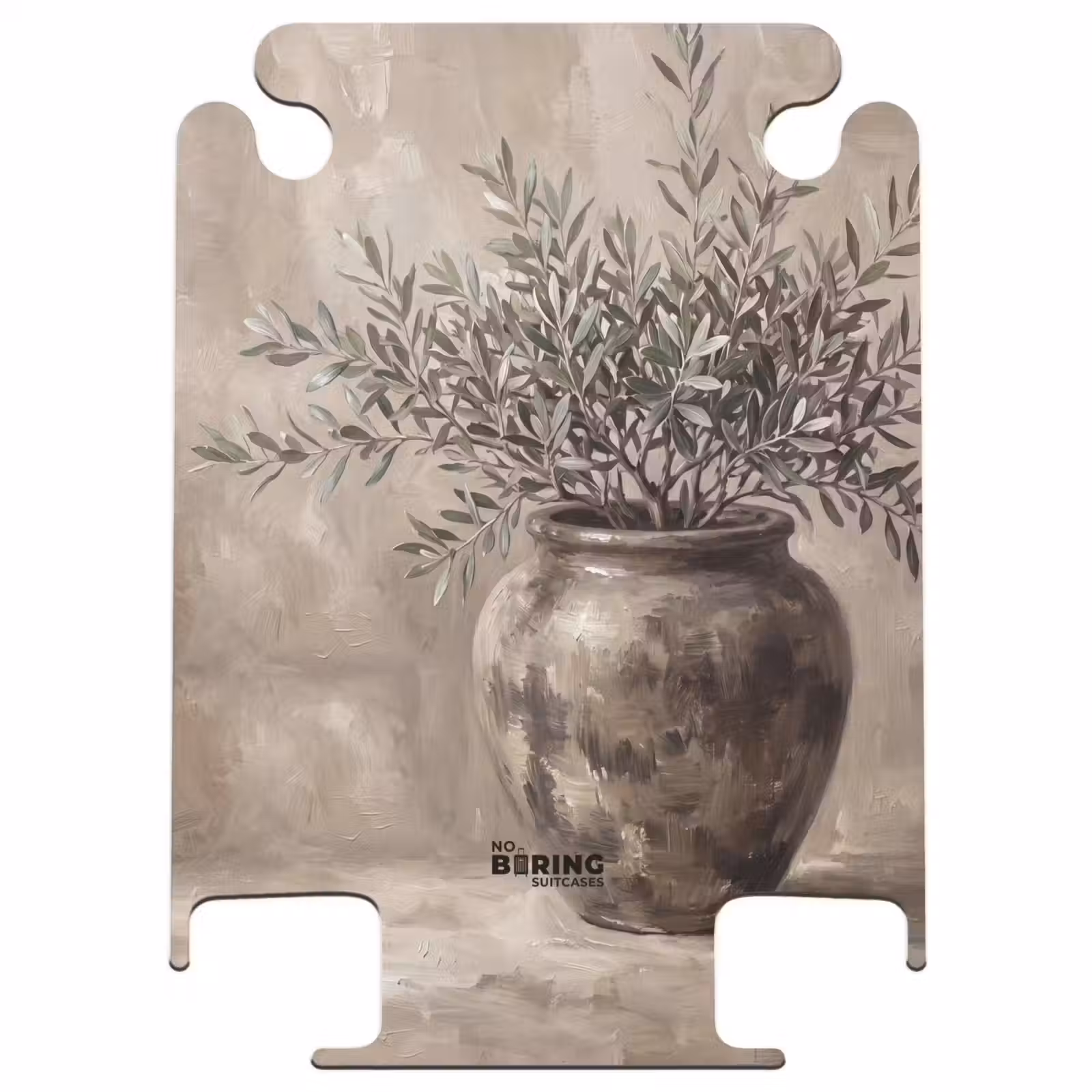 CaseSwap™ - Olivenbaum – Tontopf – Abstrakt – Beige — 1