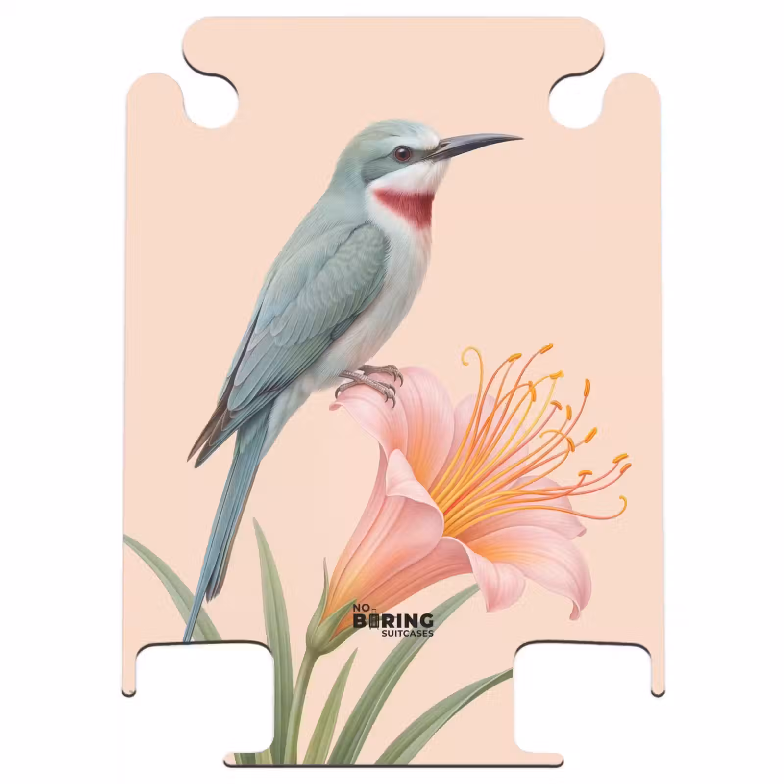 CaseSwap™ - Vogel – Blume – Natur – Rosa — 1