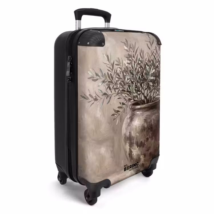 CaseSwap™ - Olivenbaum – Tontopf – Abstrakt – Beige — 2