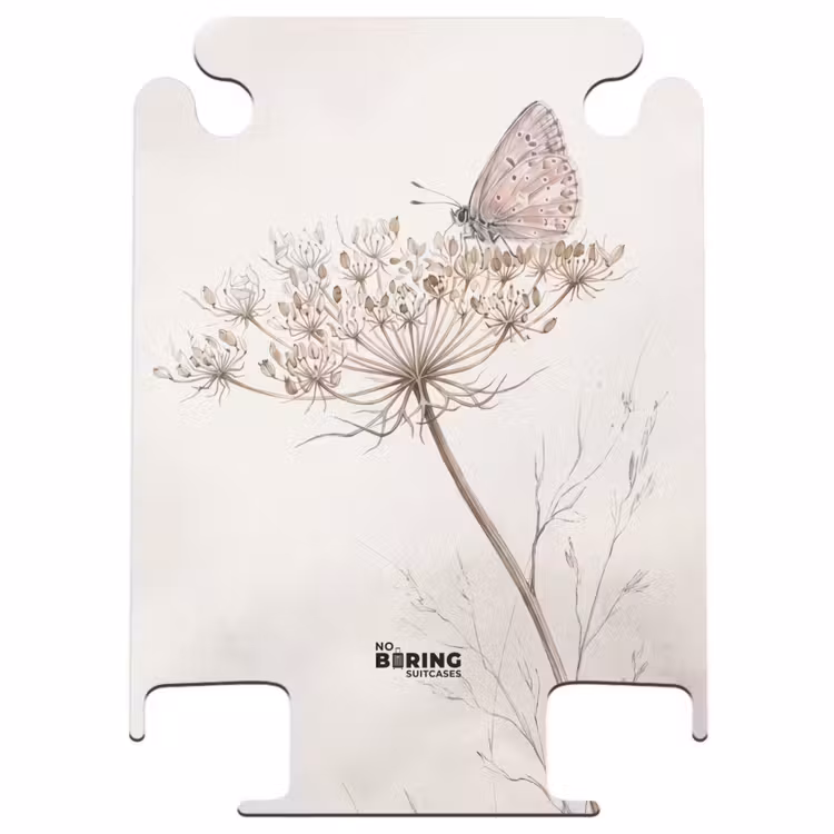 CaseSwap™ - Schmetterling – Blume – Natur – Beige — 1