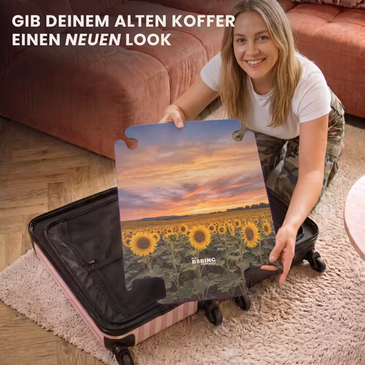 CaseSwap™ - Sonnenblumen – Hügellandschaft – Gelb — 3