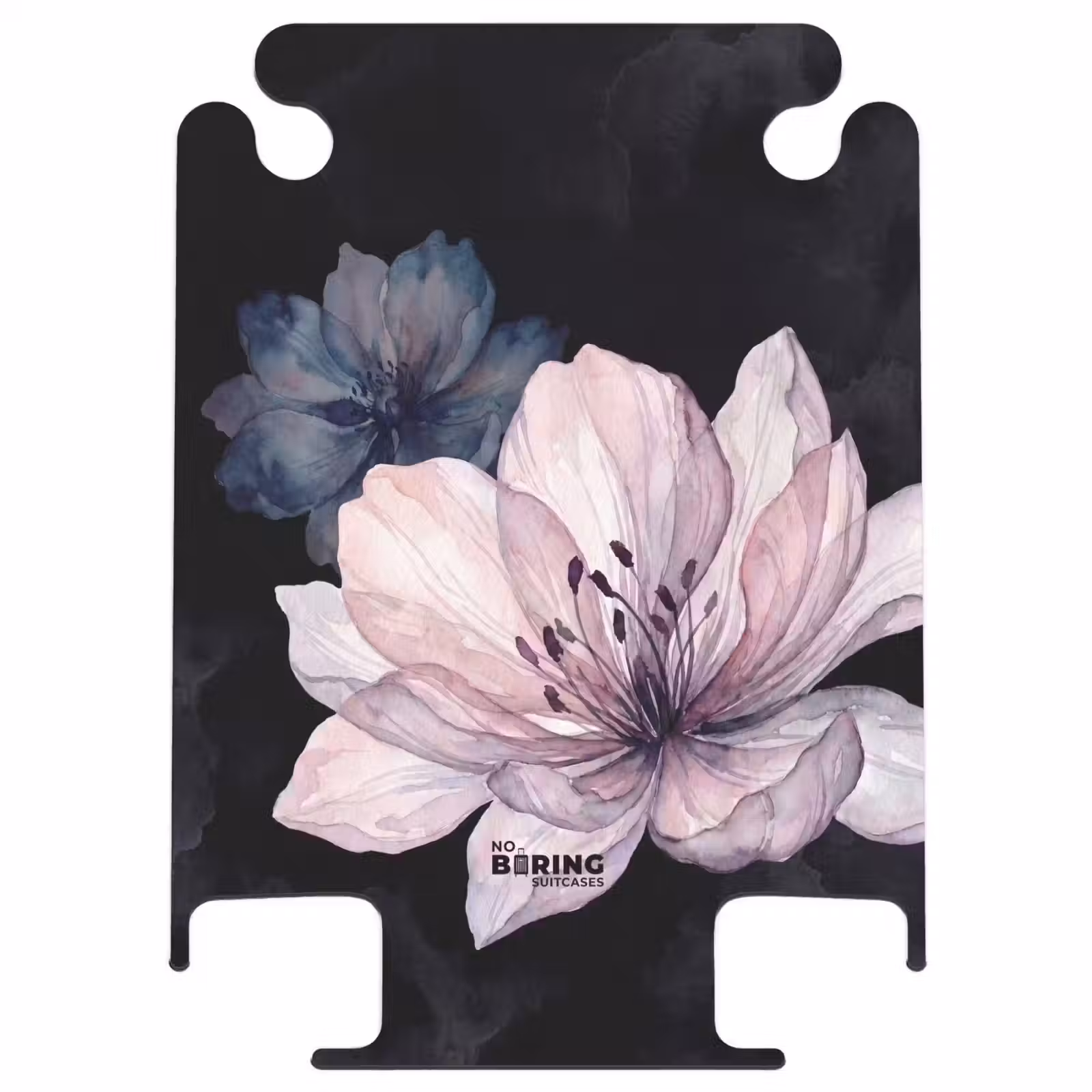 CaseSwap™ - Blumen – Aquarell – Modern – Rosa – Dunkel — 1