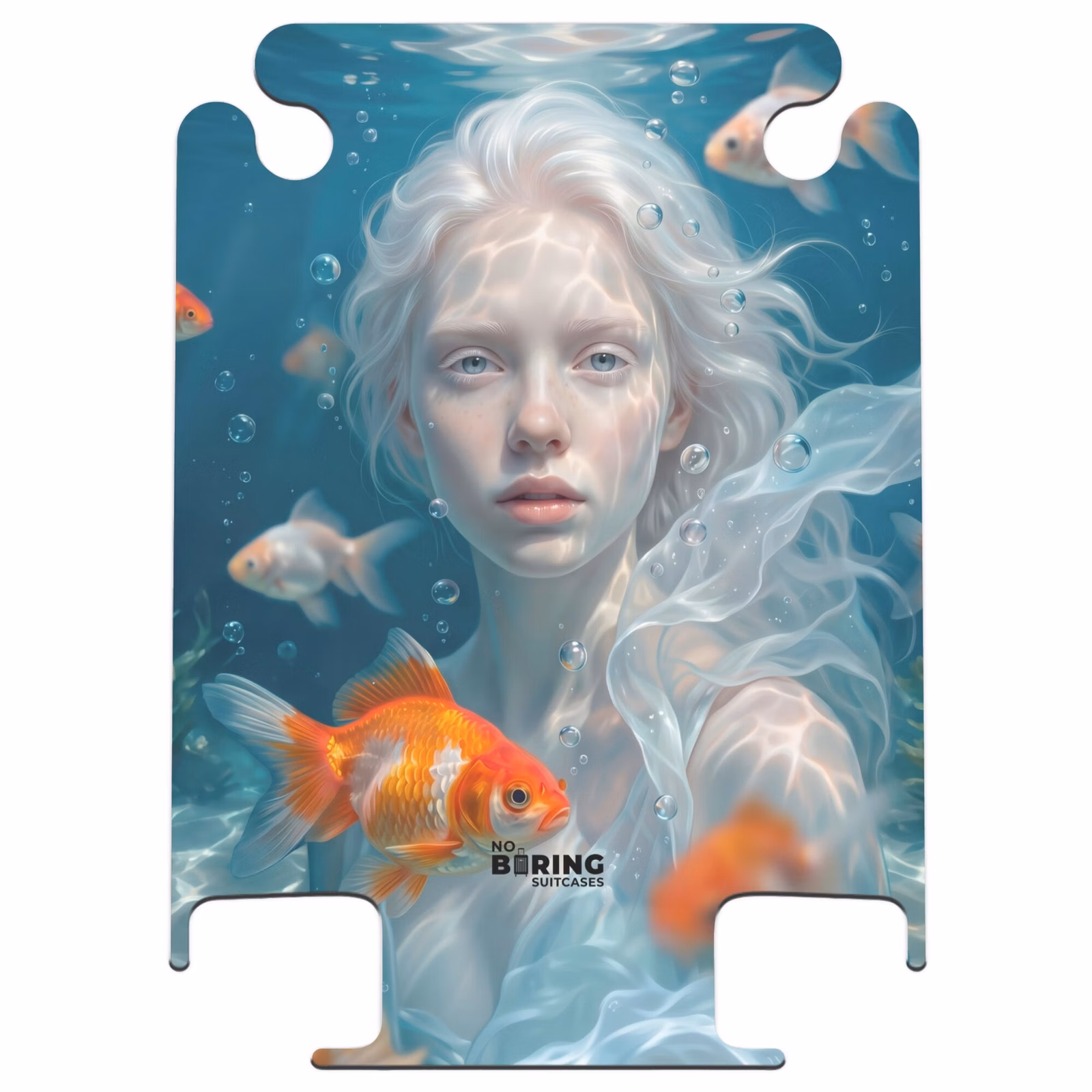 CaseSwap™ - Mensch – Unterwasser – Fisch – Modern – Blau — 1