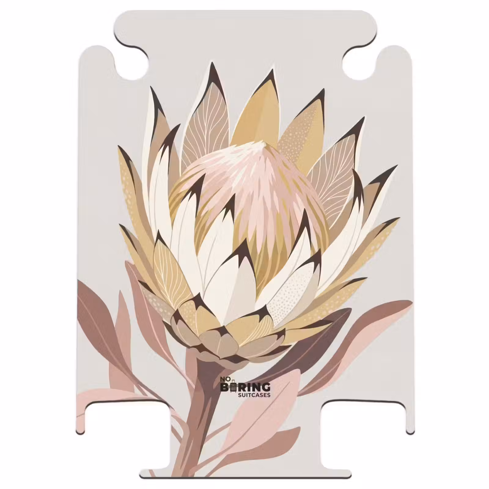 CaseSwap™ - Protea – Blume – Botanisch – Beige — 1